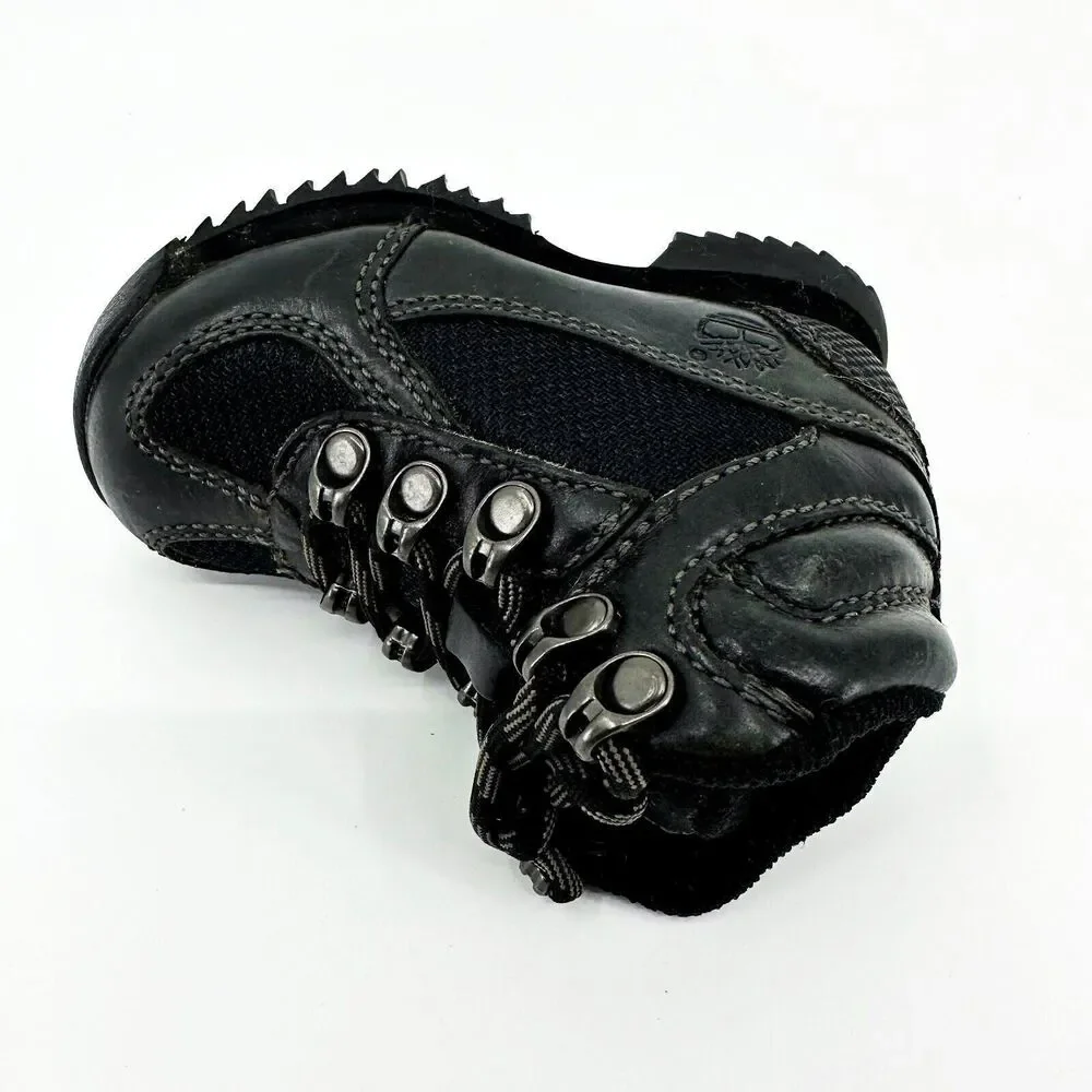 Timberland Toddlers 2.0 Euro Hiker Black Noir Baby Size 5 Boots 57809